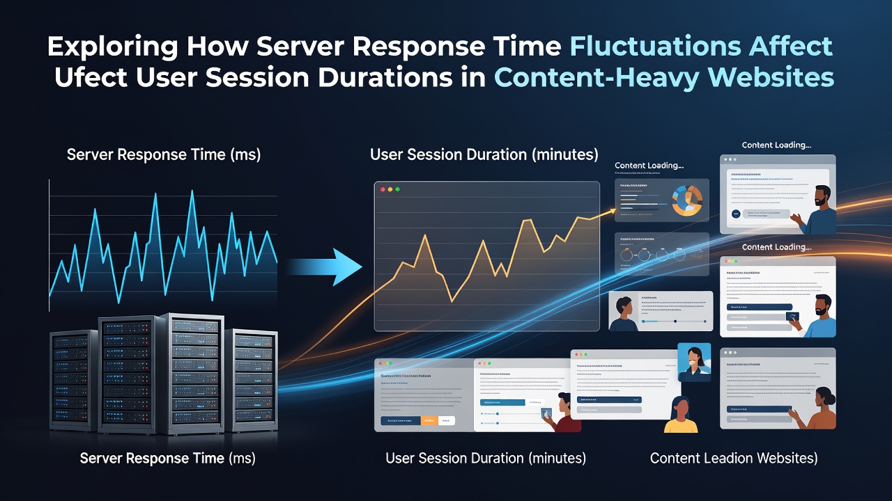 Exploring How Server Response Time Fluctuations Affect User Session Durations in Content-Heavy Websites