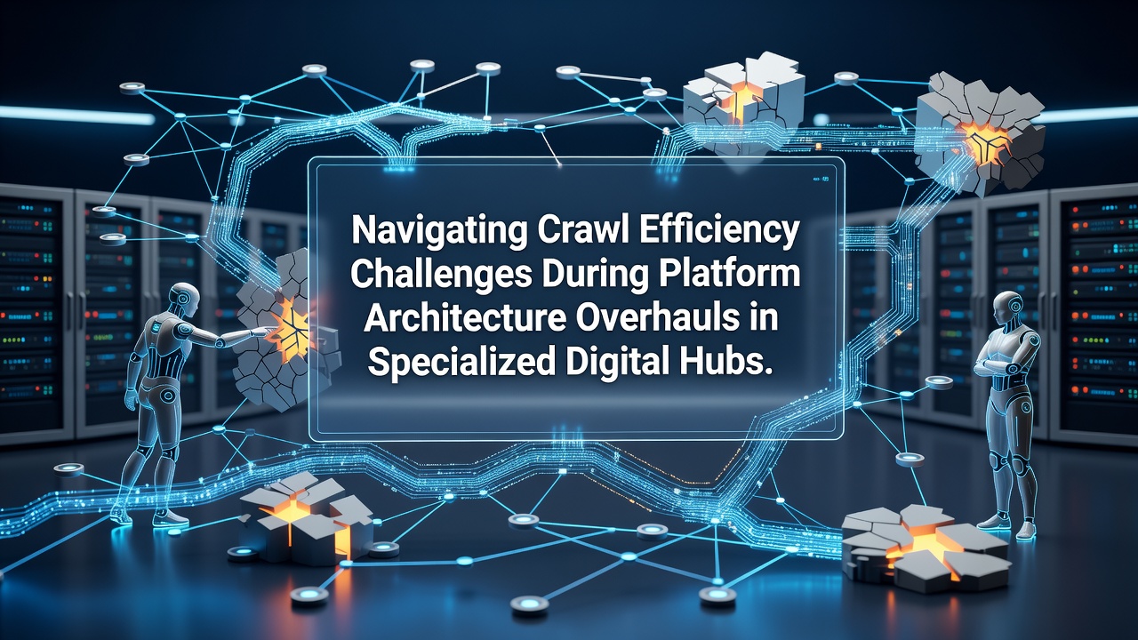 Navigating Crawl Efficiency Challenges During Platform Architecture Overhauls in Specialized Digital Hubs